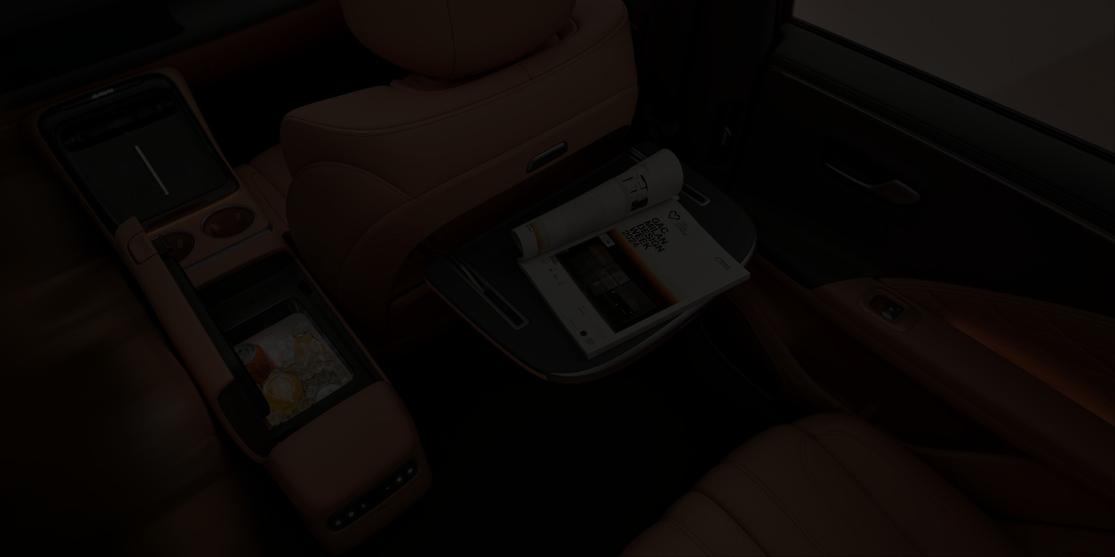 פנים רכב חשמלי של AION